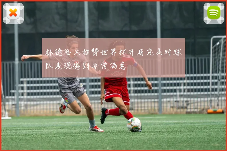 林德洛夫称赞世界杯开局完美对球队表现感到非常满意